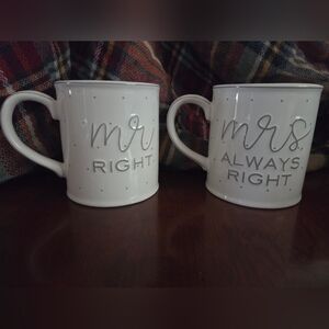 Mr. Right White Ceramic Mug
